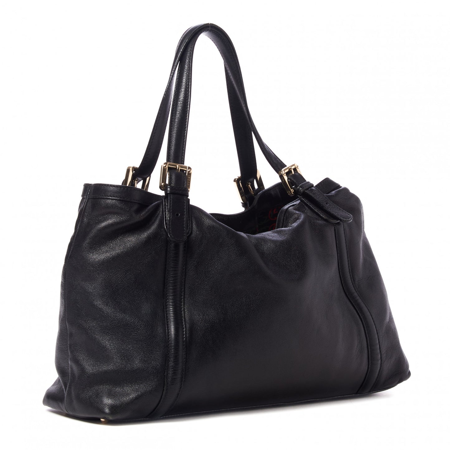 Calfskin Medium Britt Tote Black