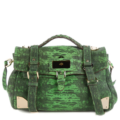 Mulberry Lizard Print Travel Day Grass Green 1 of 11