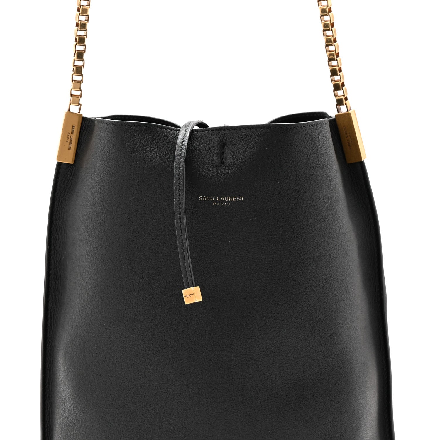 Saint Laurent Calfskin Small Suzanne Hobo Black 9 of 11