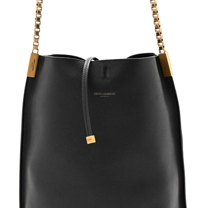 Saint Laurent Calfskin Small Suzanne Hobo Black 9 of 11