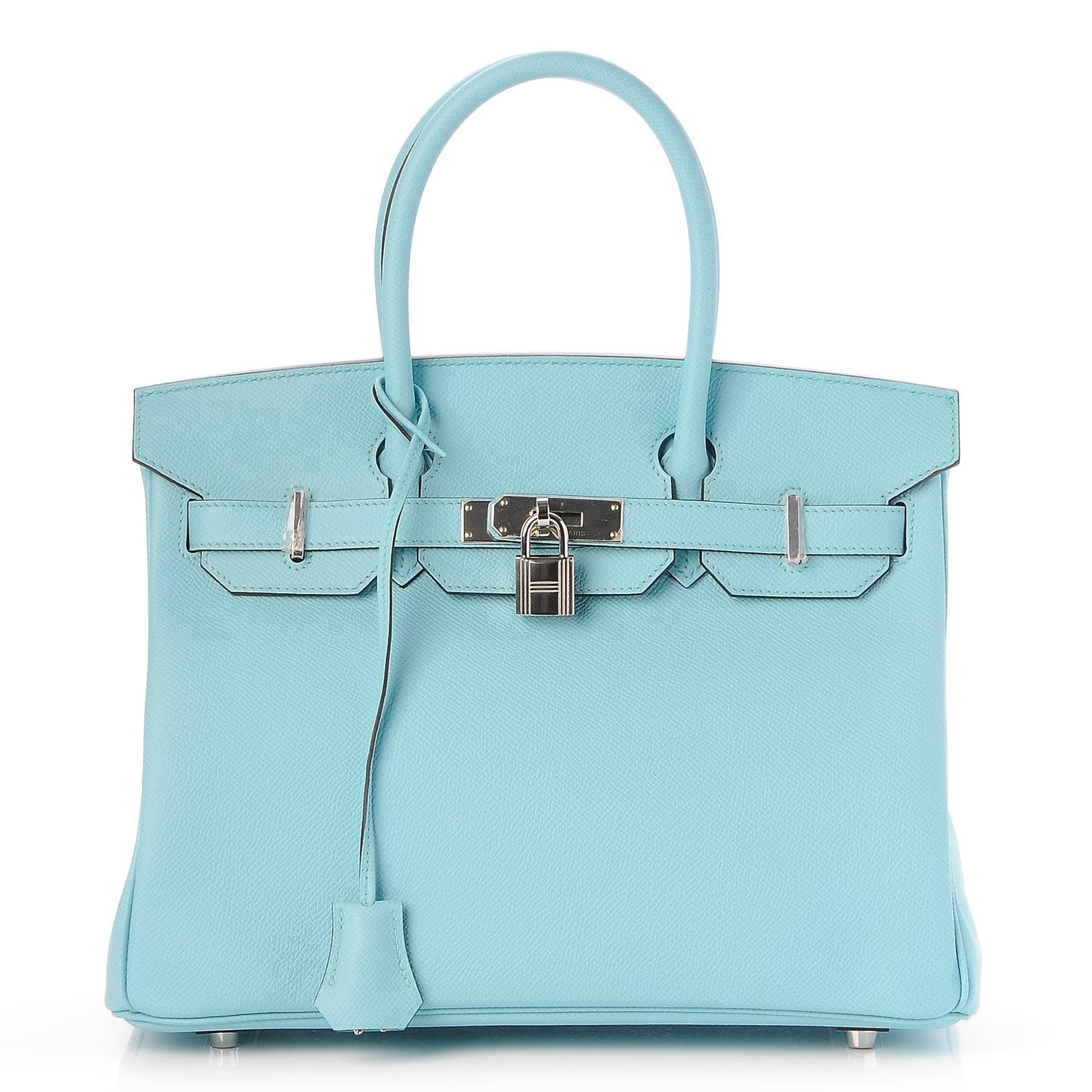 Epsom Birkin 30 Bleu Atoll