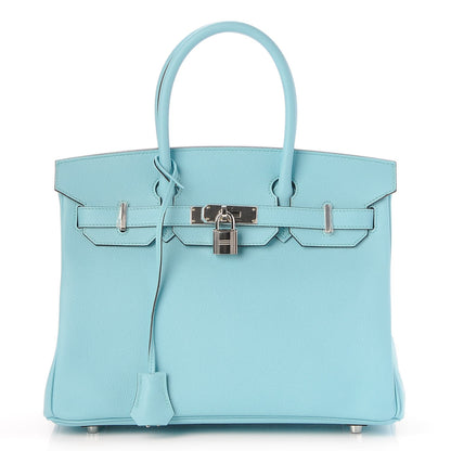 Hermes Epsom Birkin 30 Bleu Atoll 1 of 33