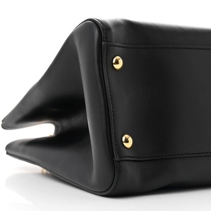 Gucci Calfskin Large Sylvie Top Handle Tote Black 10 of 12
