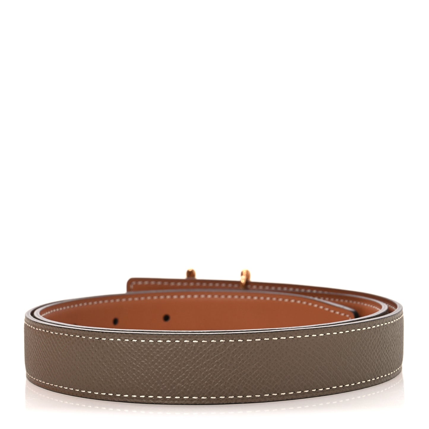 Swift Epsom 24mm H Torsade Belt 85 34 Etoupe Gold