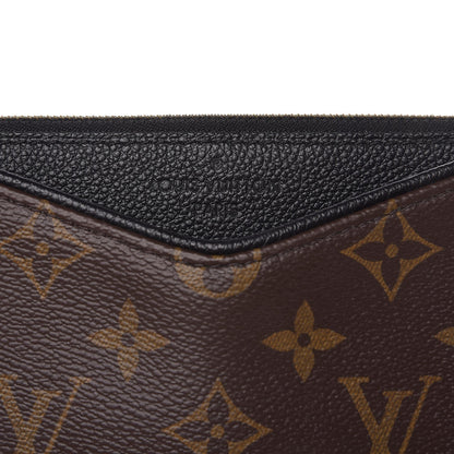 Louis Vuitton Monogram Pallas Clutch Black 6 of 9