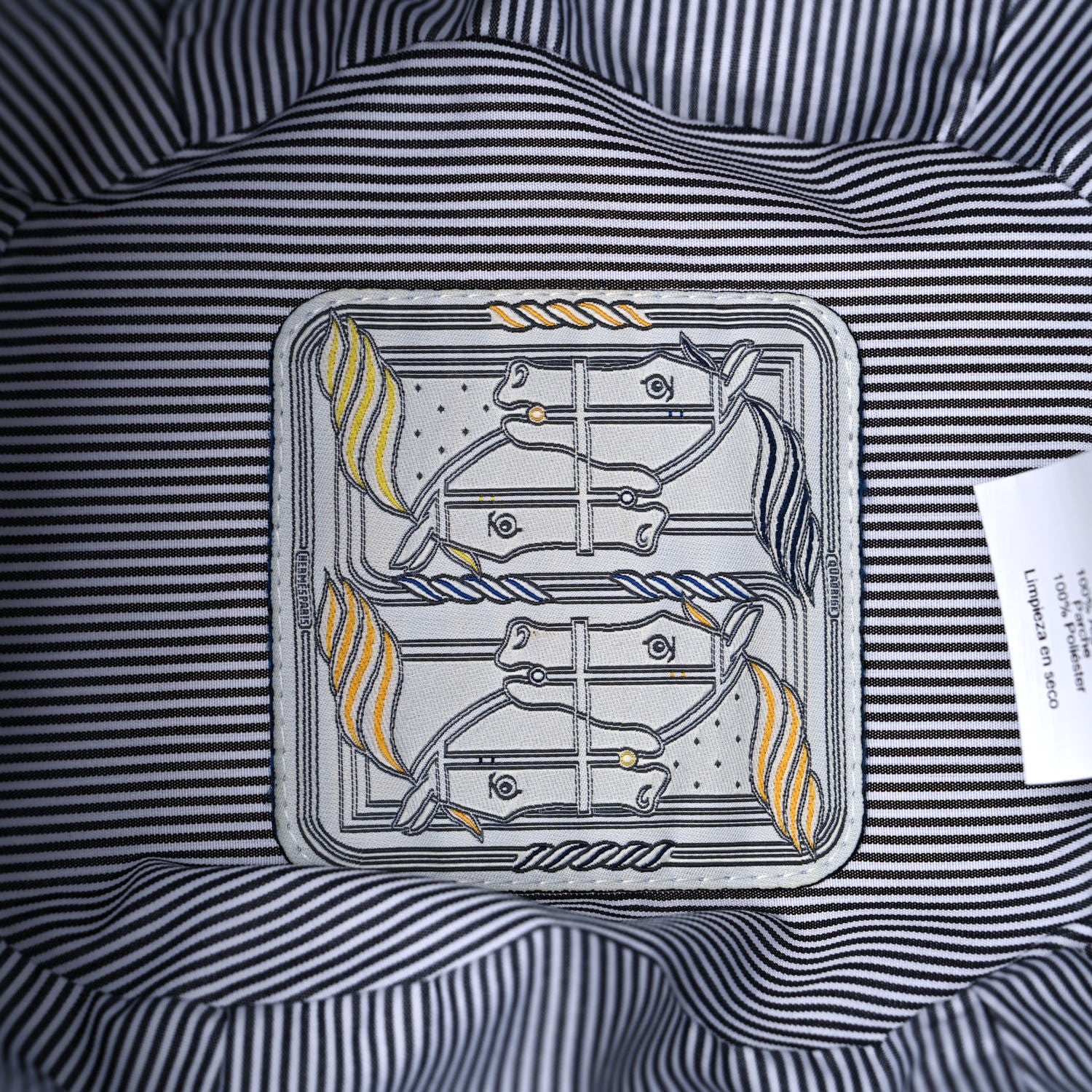 Hermes Cotton Canvas Eden Bucket Hat 56 Marine 8 of 8