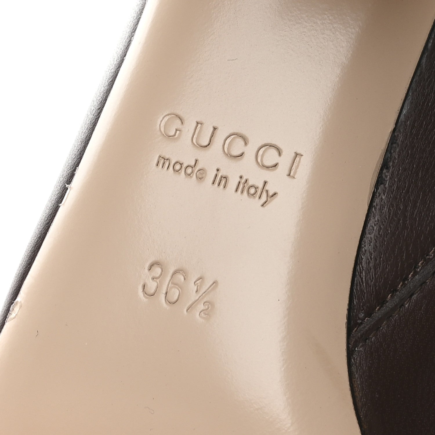Gucci Nappa Horsebit Ankle Boots 36.5 New Chocolate 7 of 9
