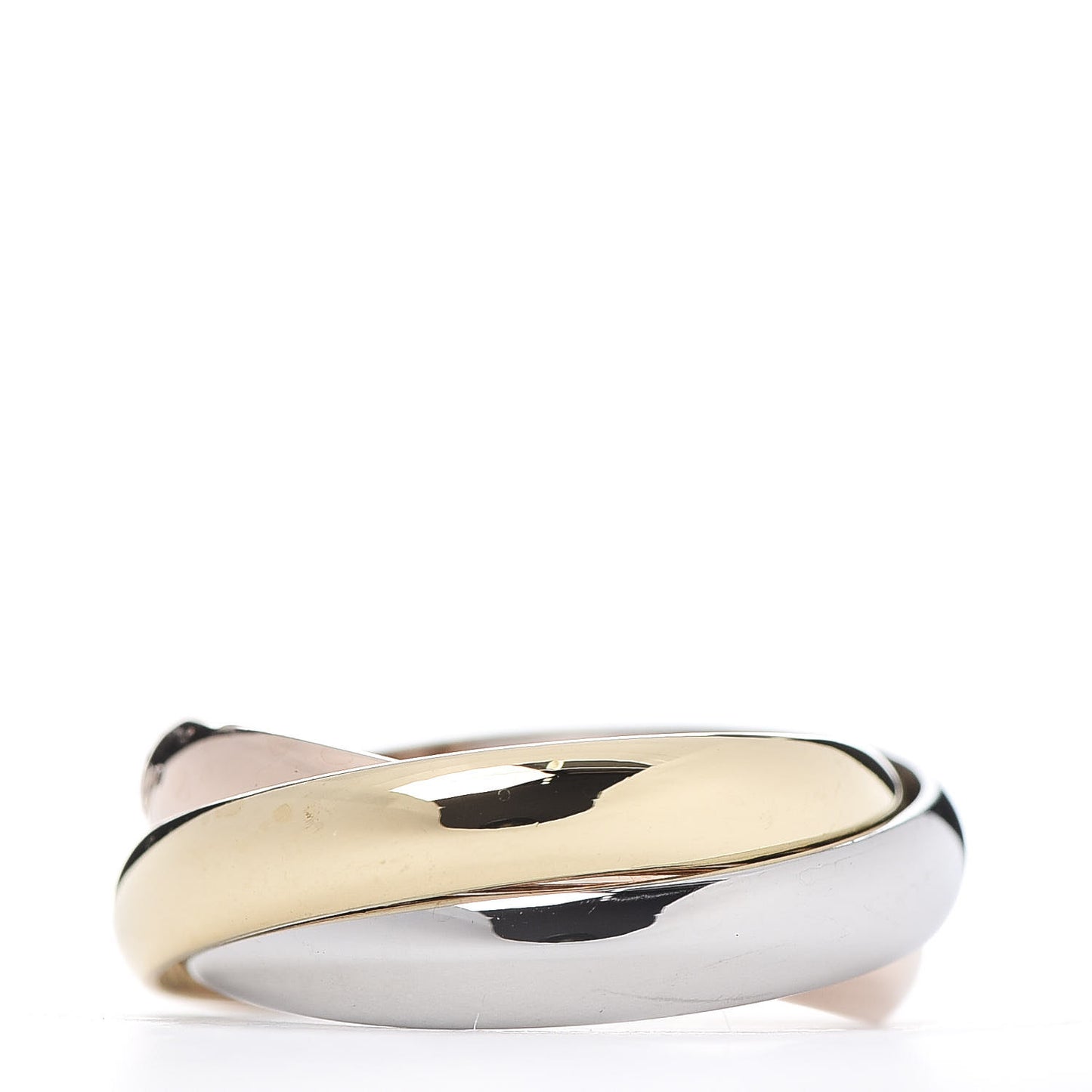18K Pink Yellow White Gold Classic Les Must De Trinity Ring 52 6