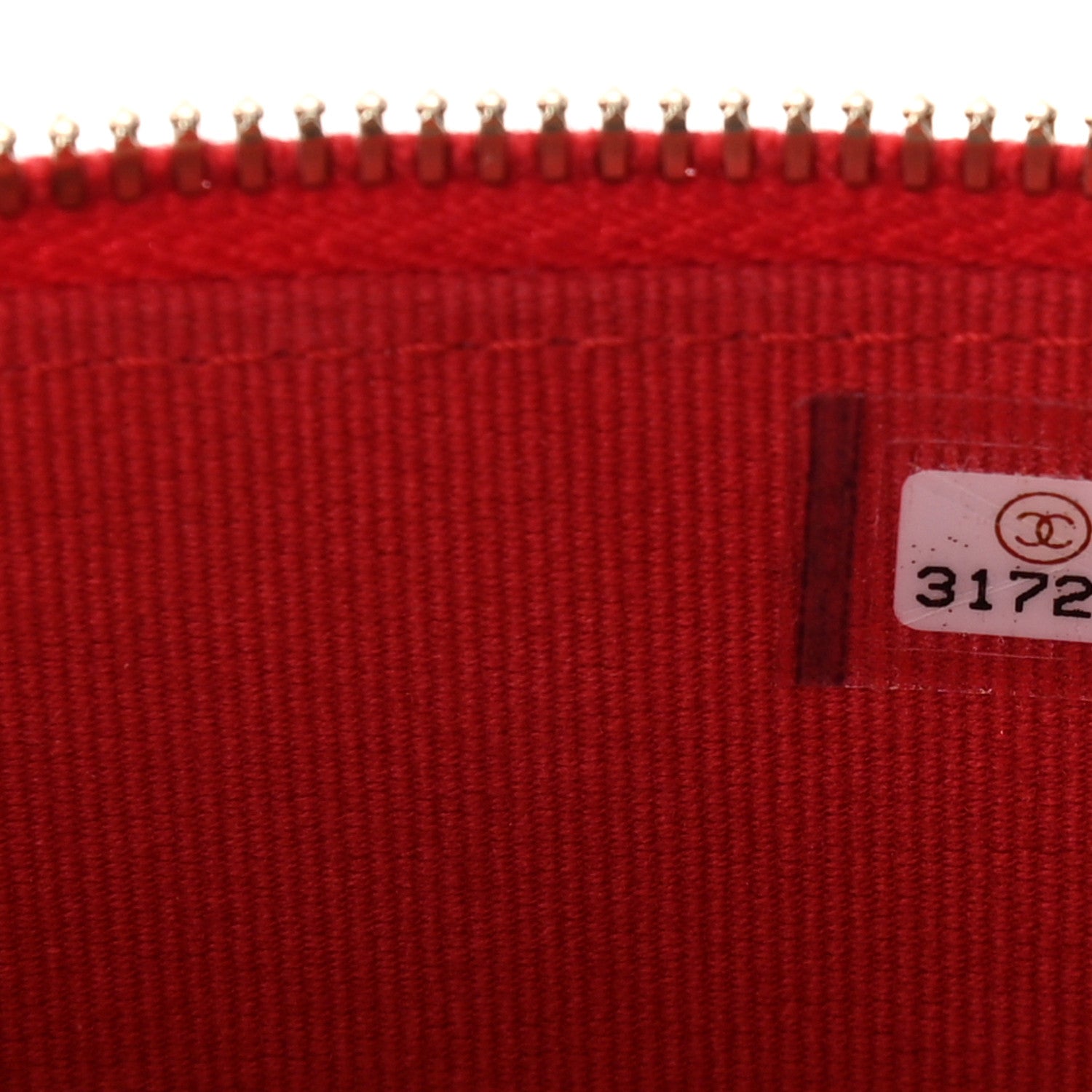 Chanel Caviar Quilted Small Vertical Coco Beauty Vanity Case With Chain Red 7 of 10