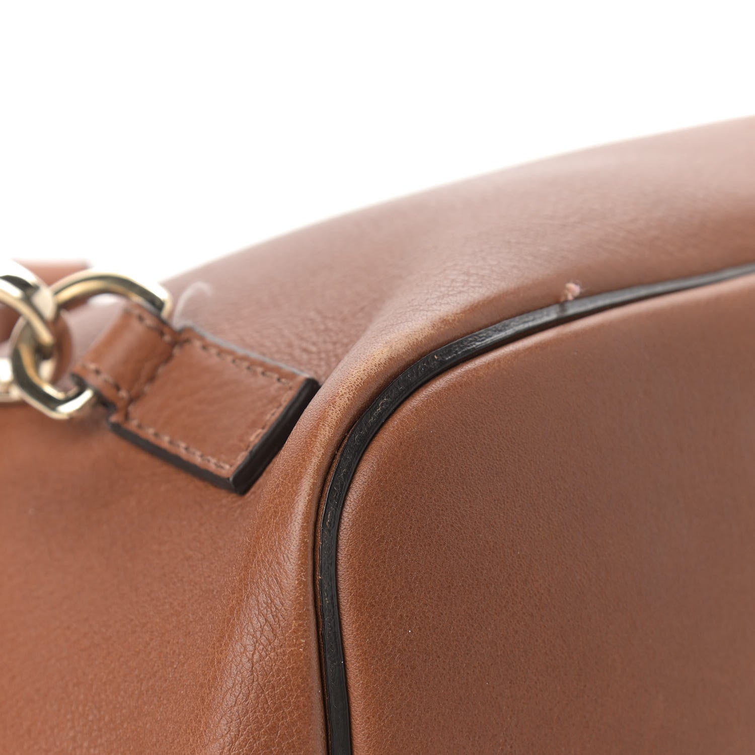 Chloe Suede Calfskin Medium Faye Backpack Tan 11 of 13