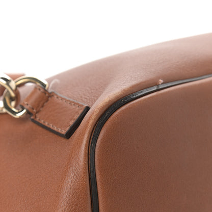 Chloe Suede Calfskin Medium Faye Backpack Tan 11 of 13