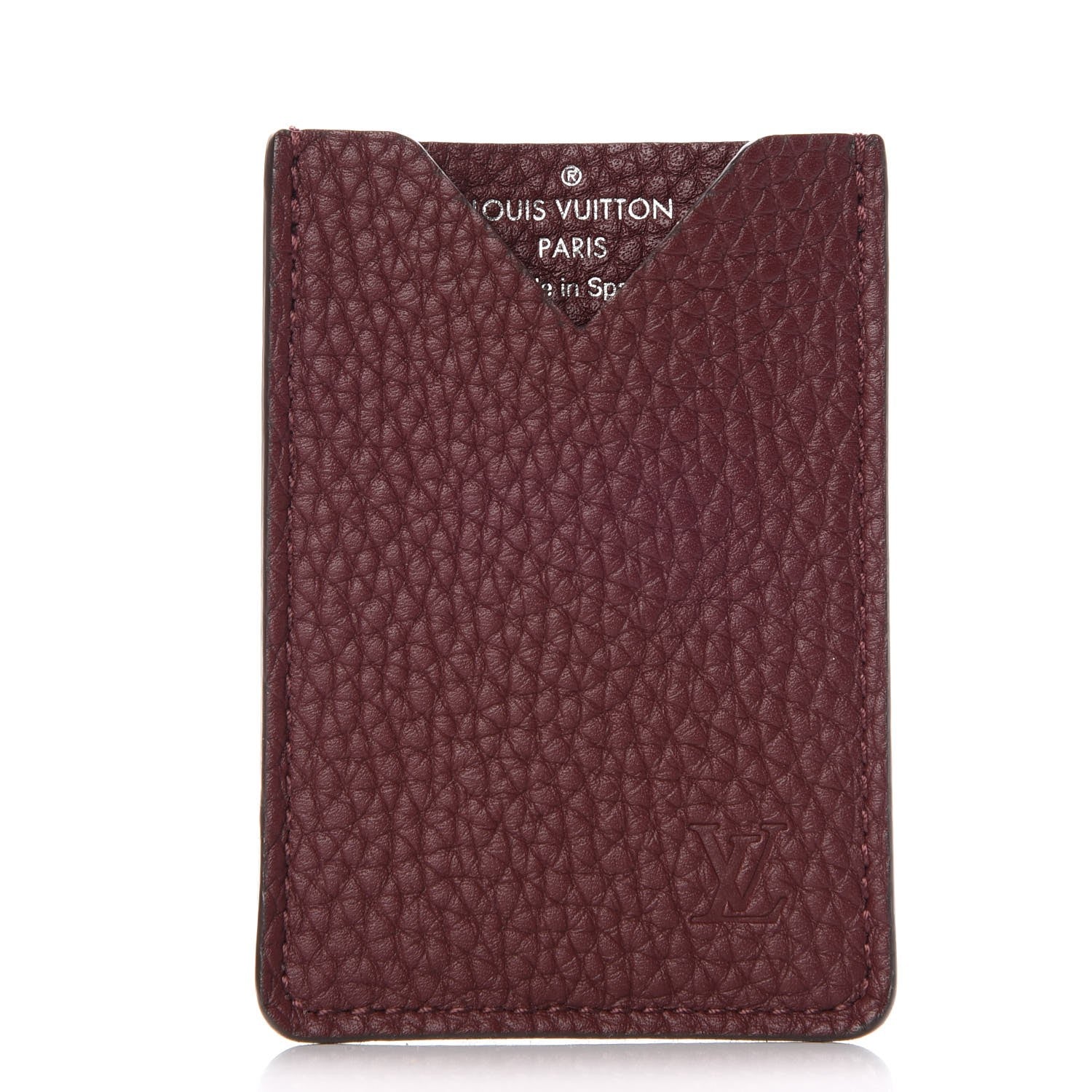 Louis Vuitton Taurillon Card Holder Bordeaux 1 of 7