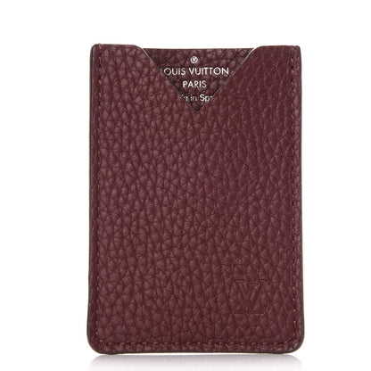 Louis Vuitton Taurillon Card Holder Bordeaux 1 of 7
