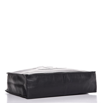 Chanel Lambskin CC Tote Black 4 of 12