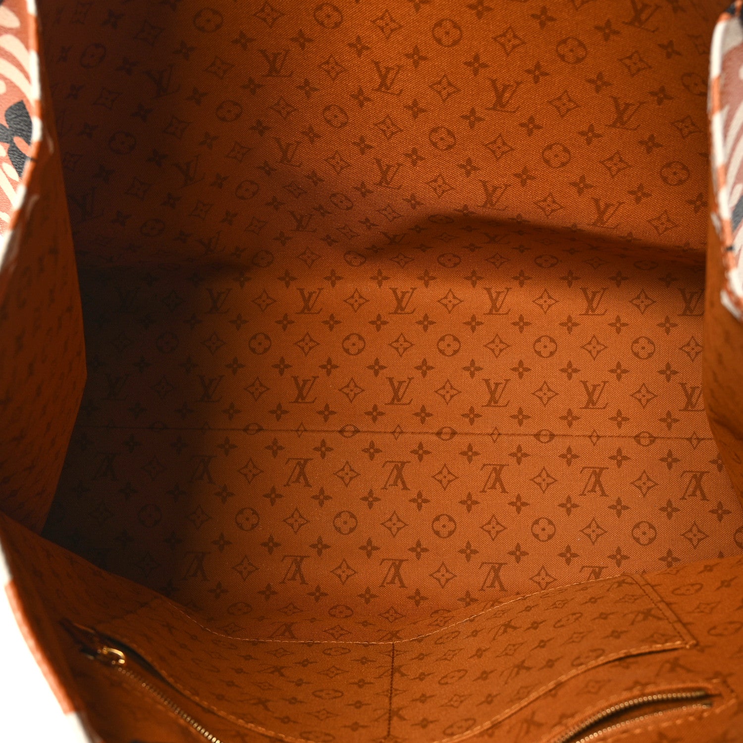 Louis Vuitton Monogram Giant Crafty Onthego GM Creme Caramel 5 of 8