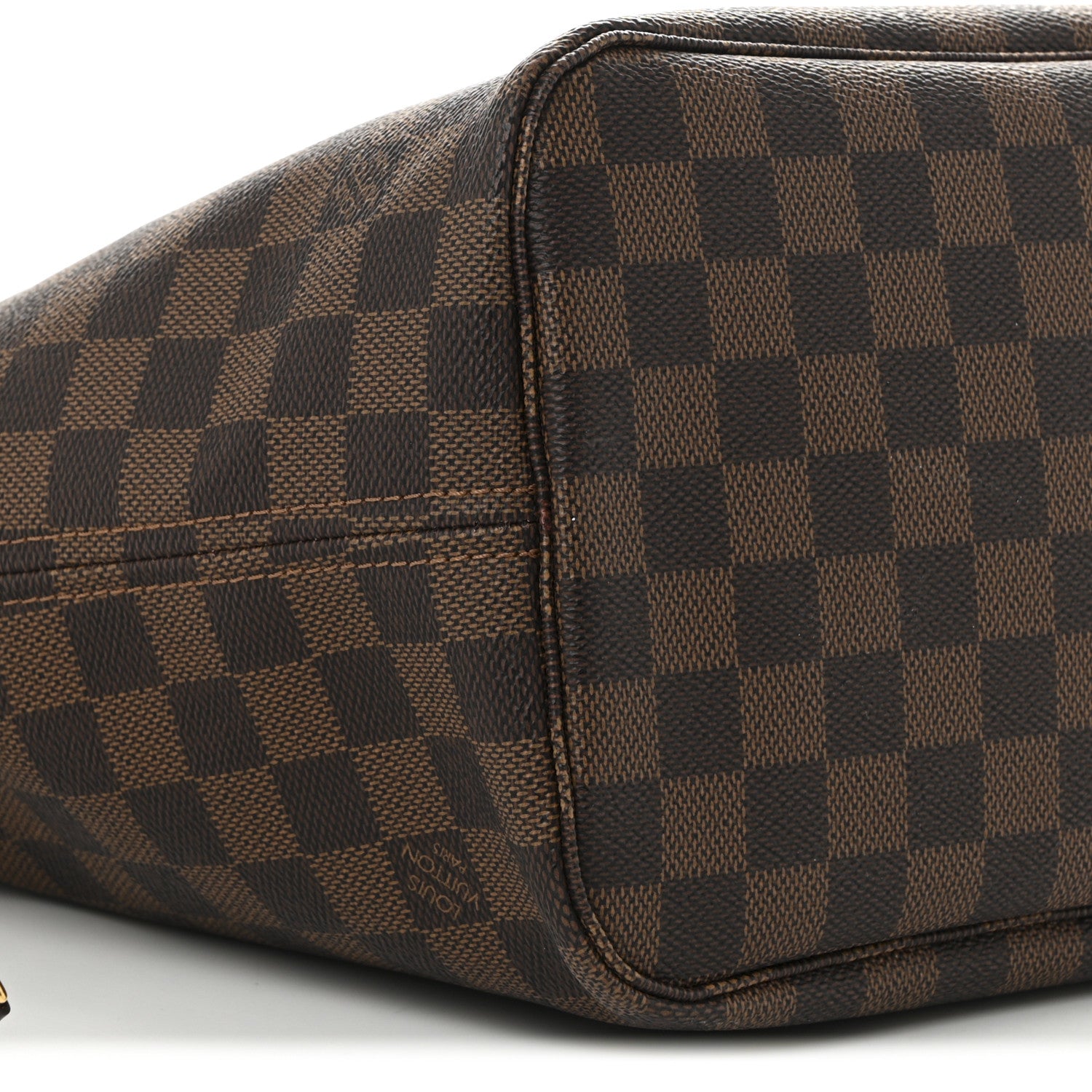 Louis Vuitton Damier Ebene Neo Neverfull MM Rose Ballerine 10 of 12