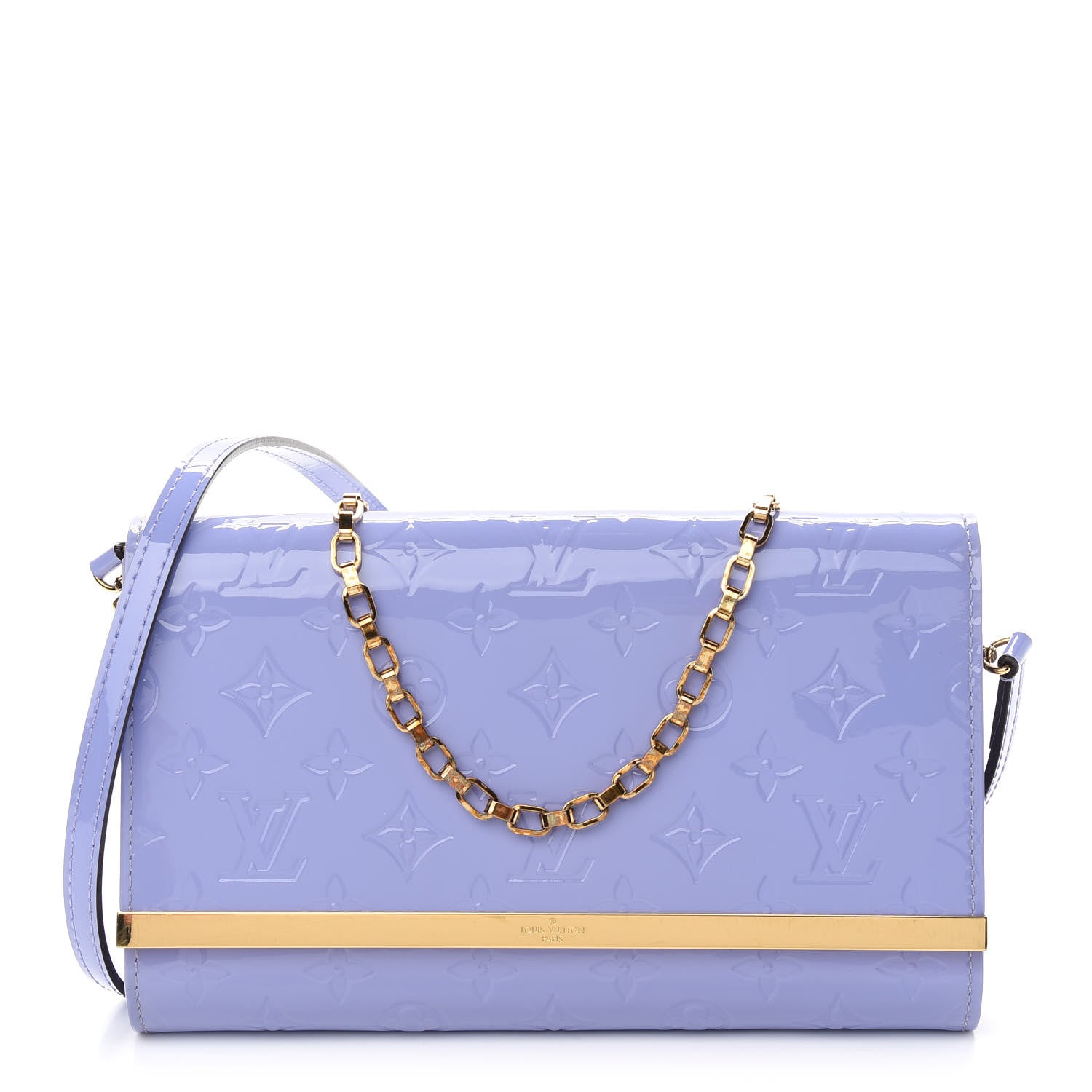 Louis Vuitton Vernis Ana Clutch Lilac 1 of 8