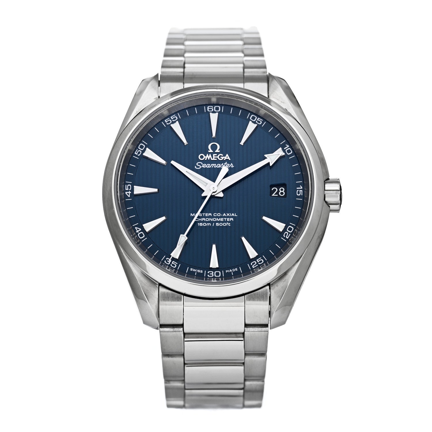 Omega Stainless Steel 41mm Seamaster Aqua Terra Master Co-Axial Chronometer Automatic Watch Blue 231.10.42.21.03.003 1 of 5