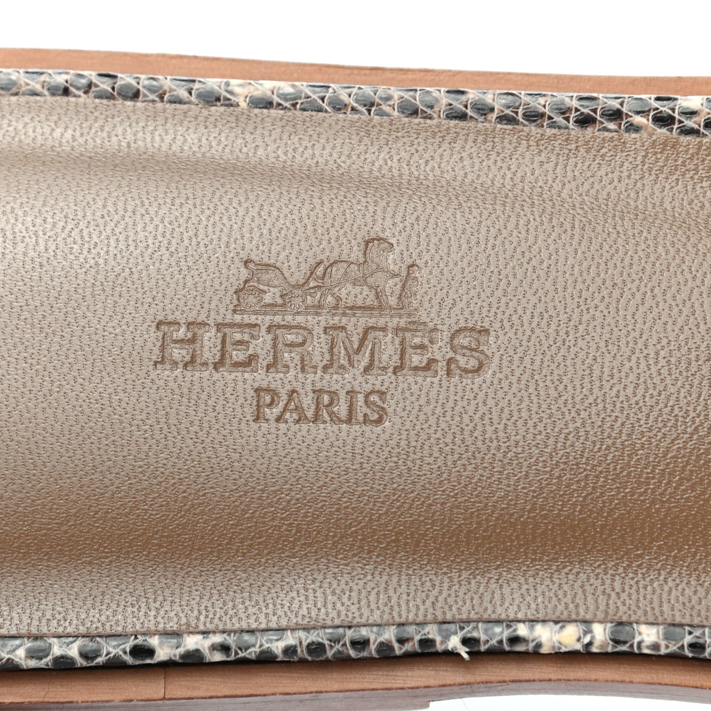 Lizard Oran Sandals 37.5 Ombre