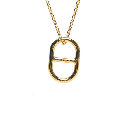 Hermes Swift O'Maillon Pendant Necklace Bleu Nuit 6 of 7