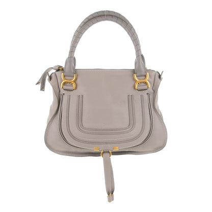 Chloe Calfskin Medium Marcie Satchel Cashmere Grey 1 of 8