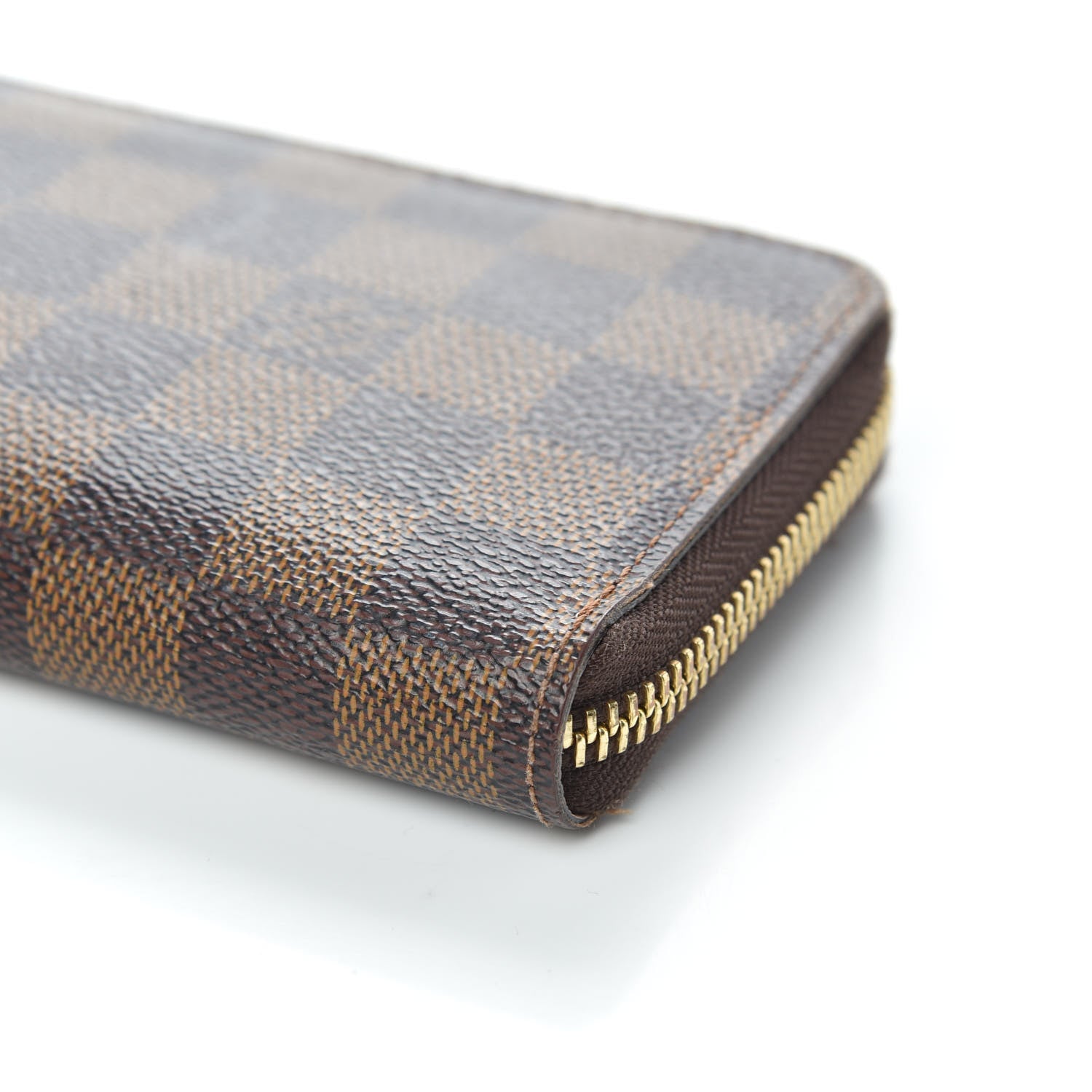 Louis Vuitton Damier Ebene Clemence Wallet Rose Ballerine 9 of 12