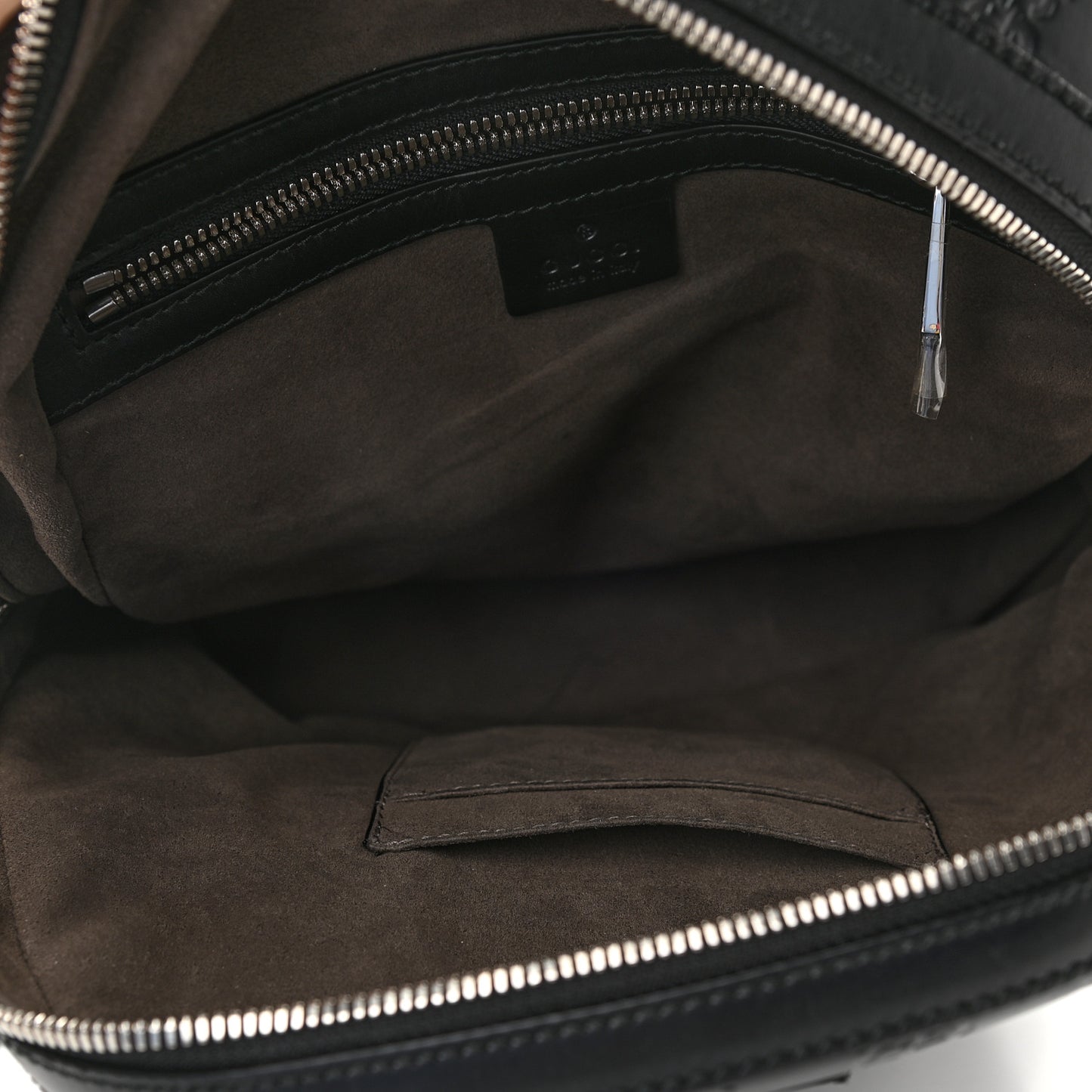 Guccissima Signature Small Day Backpack Black