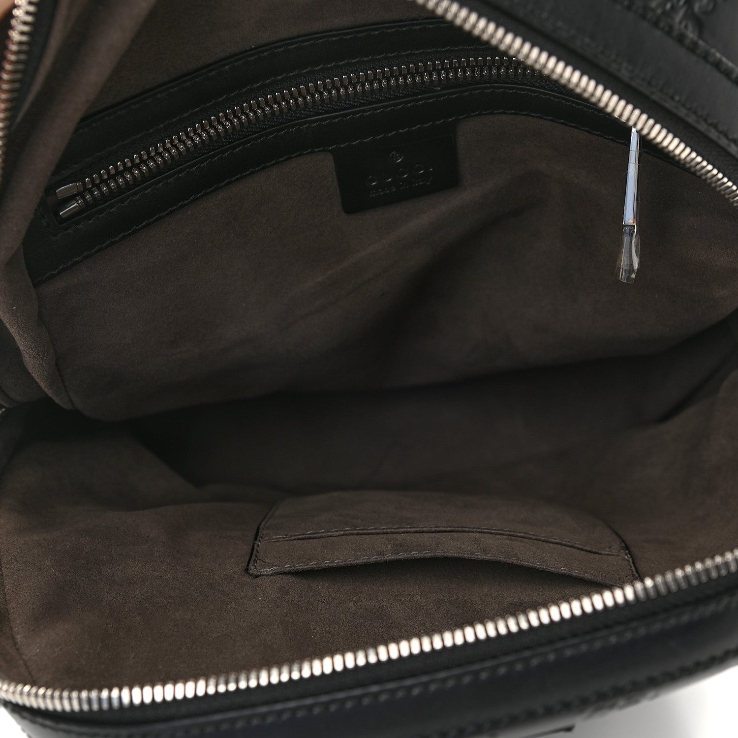 Gucci Guccissima Signature Small Day Backpack Black 5 of 9