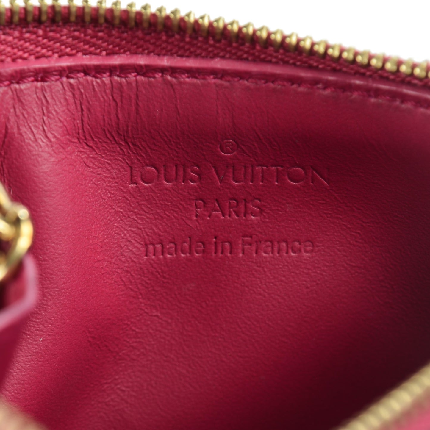 Vernis Key Pouch Rose Indien