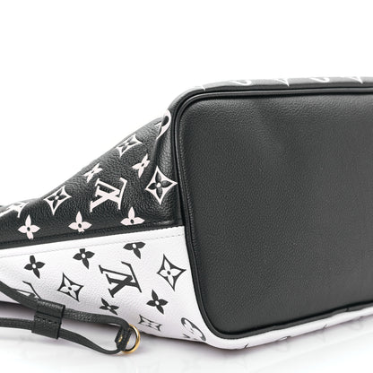 Louis Vuitton Empreinte Spring In The City Neverfull MM Black White Pink 8 of 9
