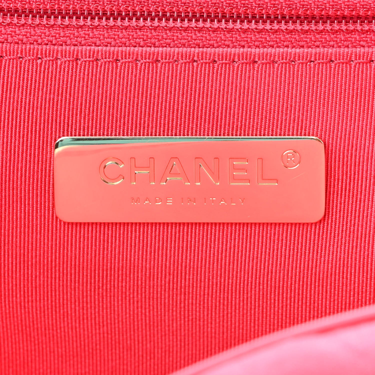 Chanel Jersey Lambskin Quilted Maxi Chanel 19 Flap Dark Pink 6 of 14