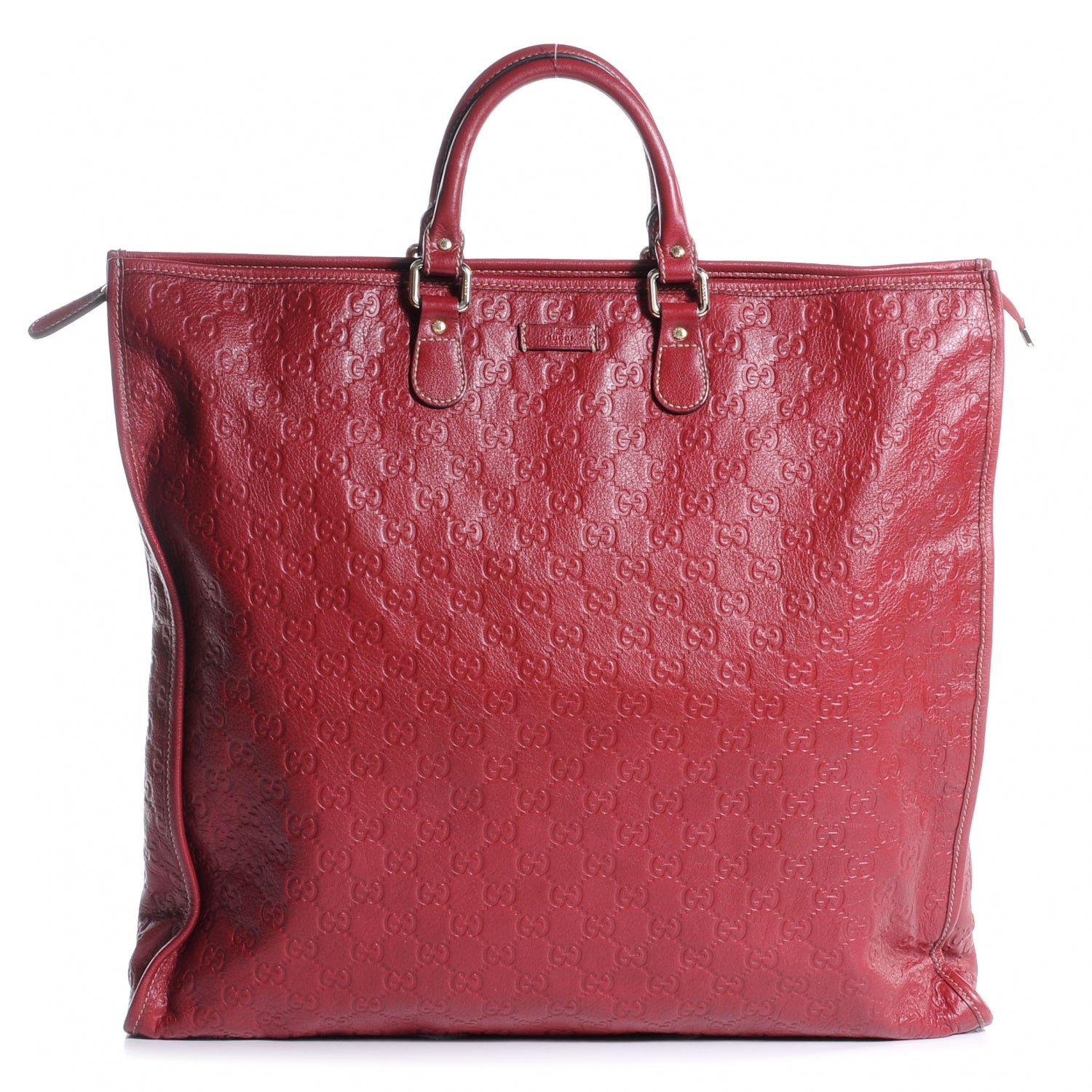 Gucci Guccissima XL Tote Red 1 of 7