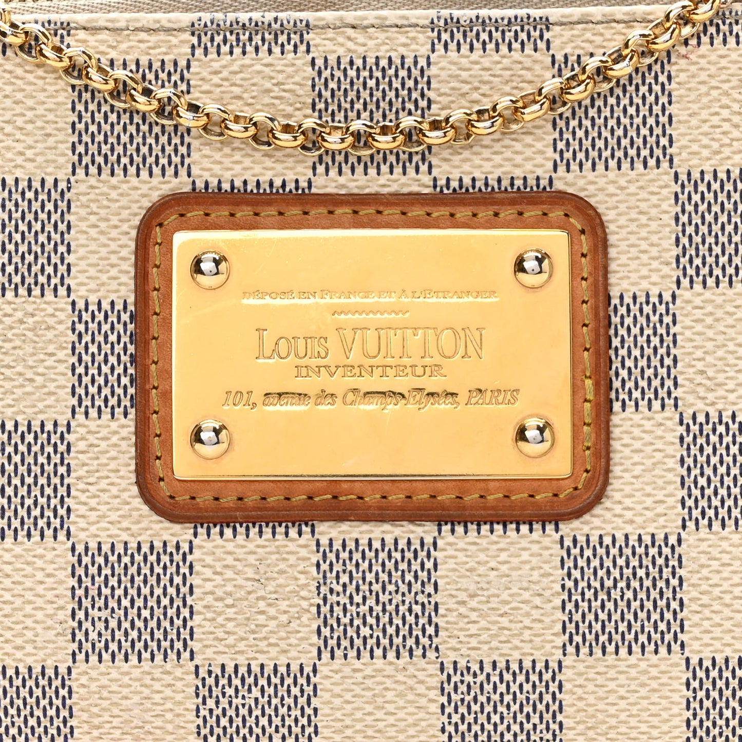 Damier Azur Eva Clutch