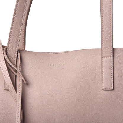Saint Laurent Calfskin Medium Shopping Tote Rose Antic 13 of 17