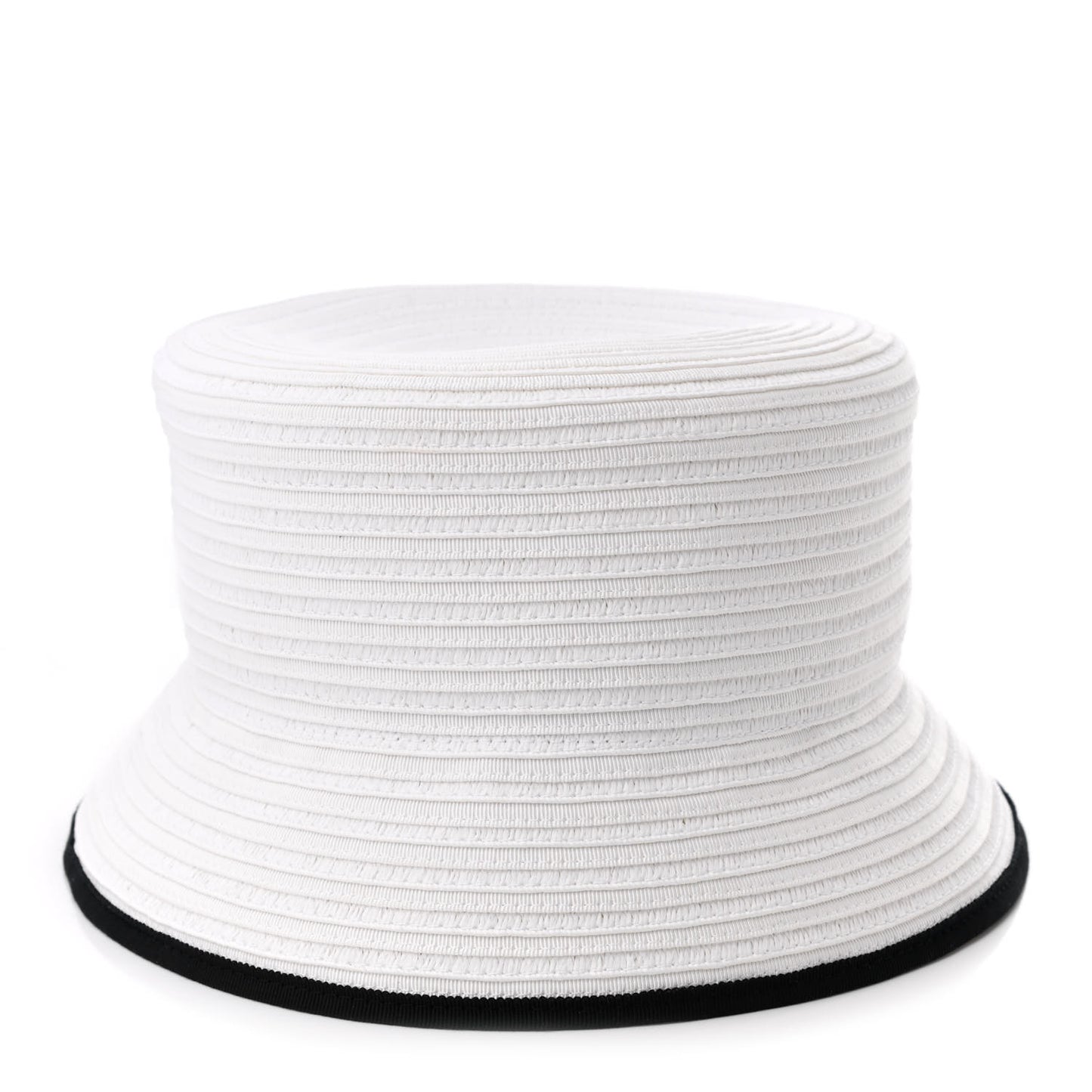 Paper Cotton CC Bucket Hat M White Black