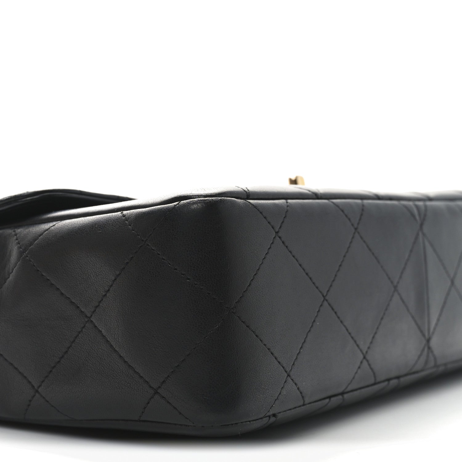 Chanel Lambskin Quilted Medium Single Flap Black 9 of 11
