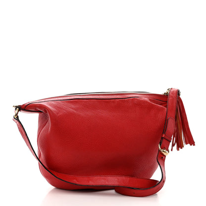 Gucci Pebbled Calfskin Medium Soho Hobo Red 3 of 14