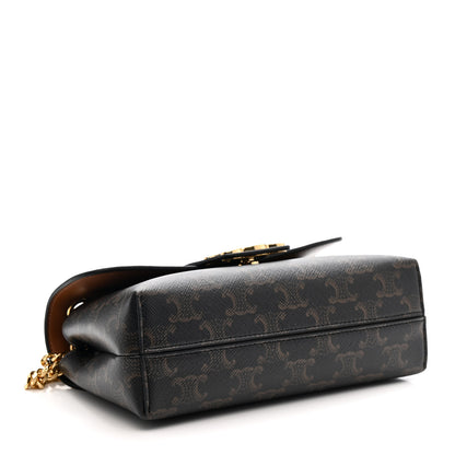 Celine Triomphe Canvas Teen Victoire Tan 4 of 9