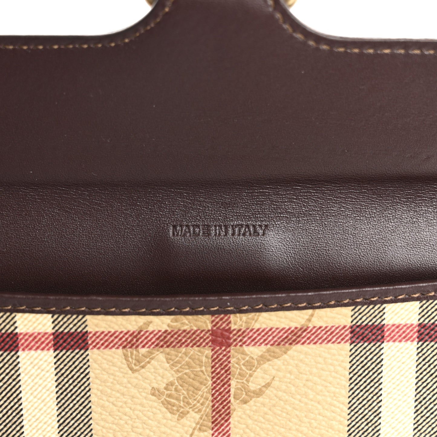 Haymarket Check Wallet Chocolate