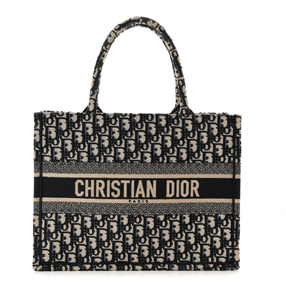 Christian Dior Oblique Medium Book Tote Blue Multicolor 1 of 10
