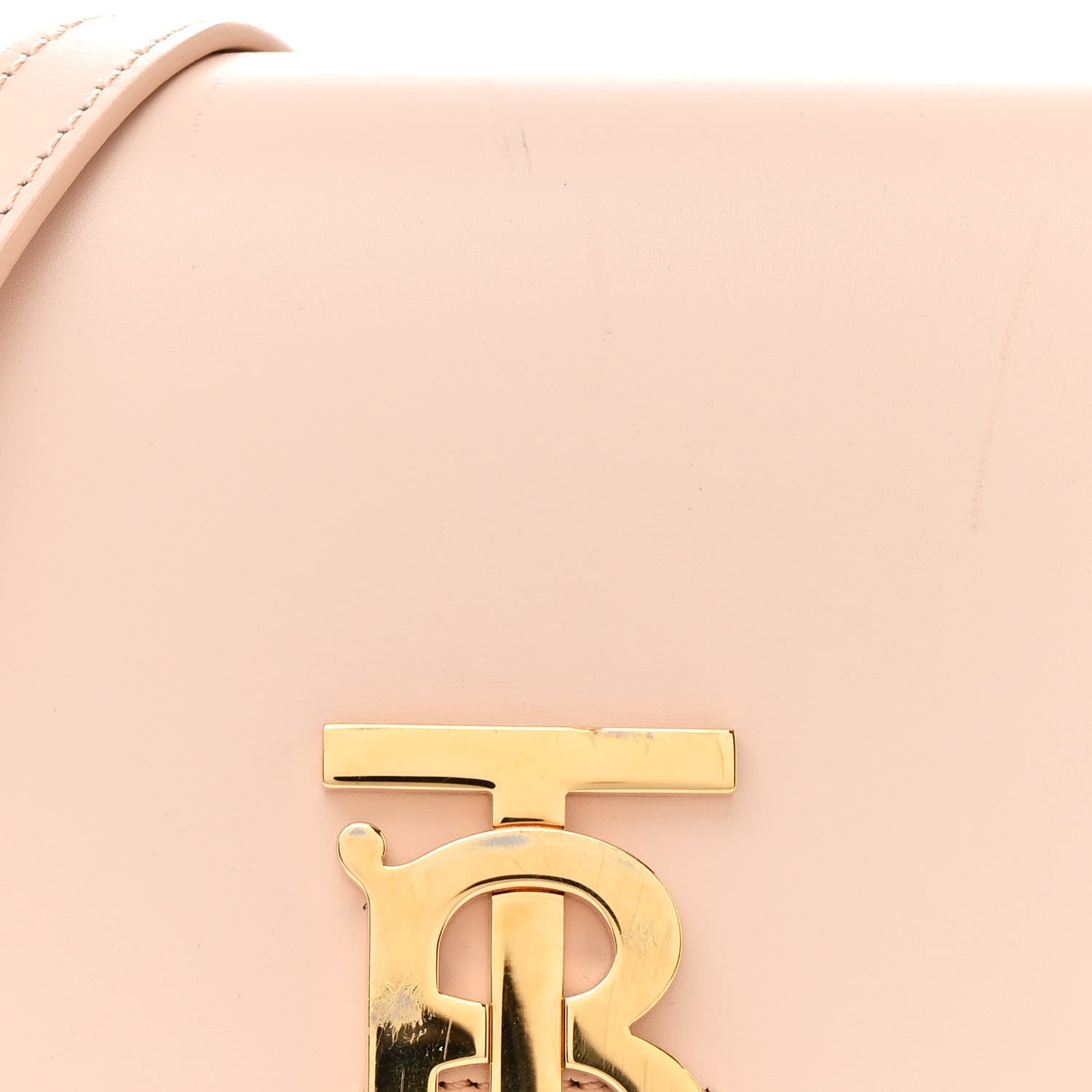 Burberry Calfskin Small TB Bag Rose Beige 10 of 17