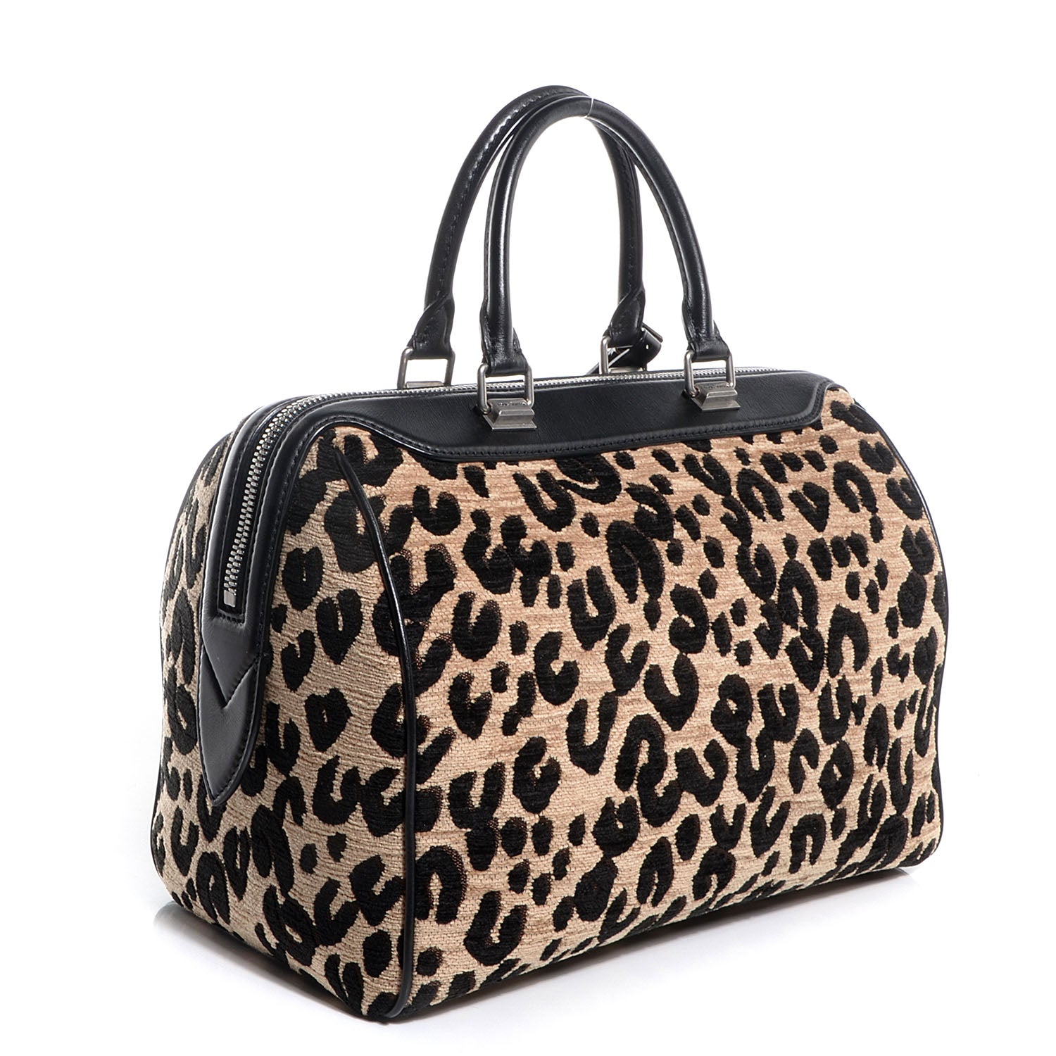 Louis Vuitton Jacquard Velvet Leopard Print Stephen Sprouse Speedy 3 of 8