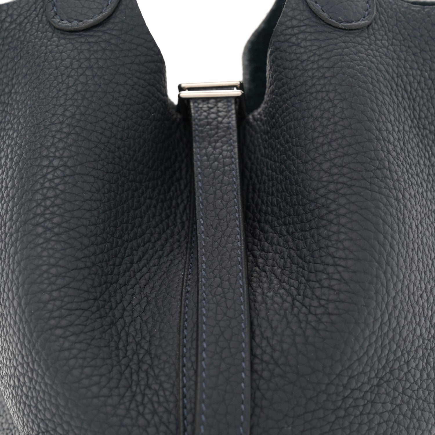 Hermes Taurillon Clemence Picotin Lock 18 PM Bleu Nuit 8 of 10