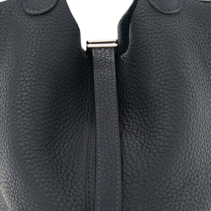Hermes Taurillon Clemence Picotin Lock 18 PM Bleu Nuit 8 of 10