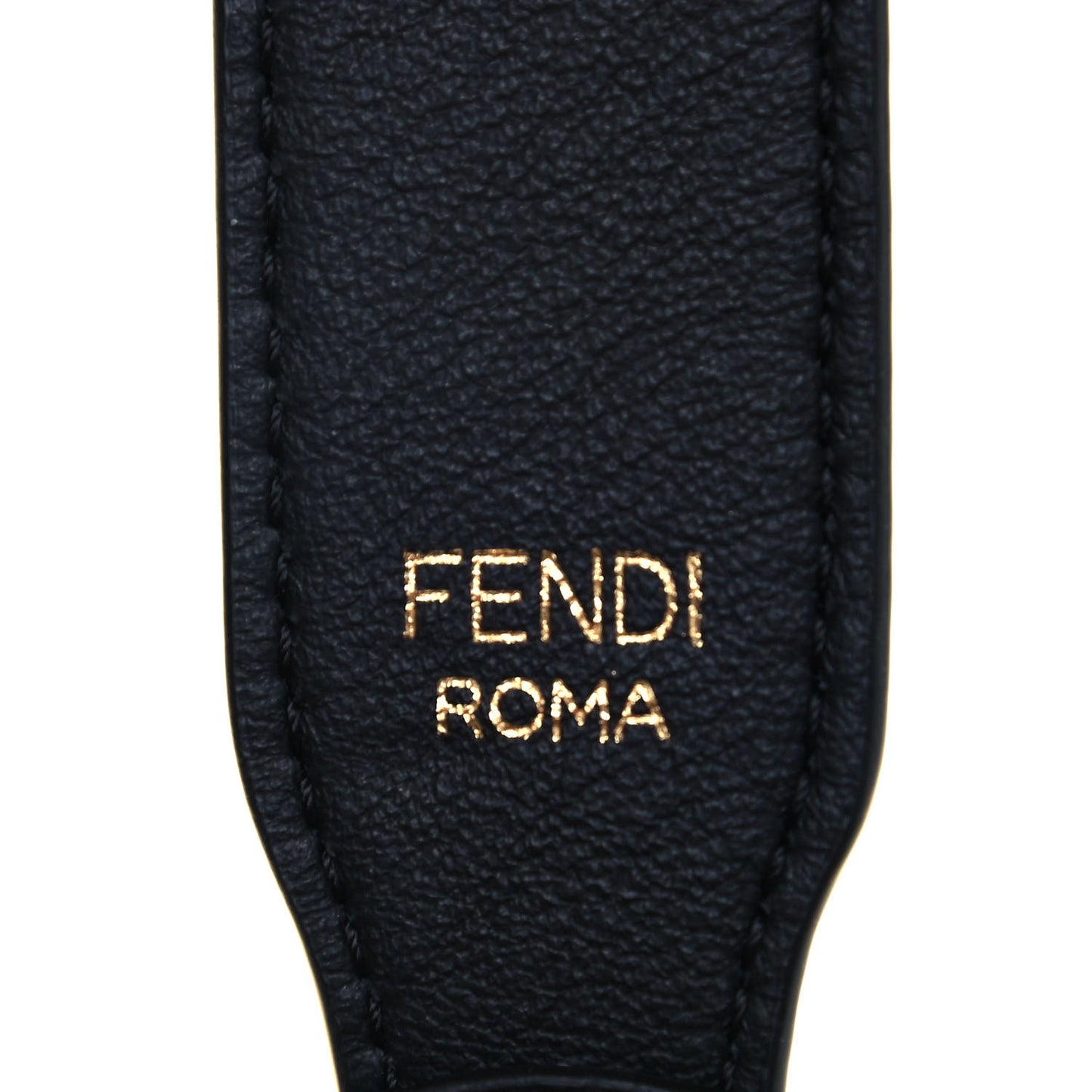 Glazed Fabric Vitello Grace F is Fendi FF 1974 Stamp Patch Grande Mon Tresor Bucket Bag Mogano Panna Black