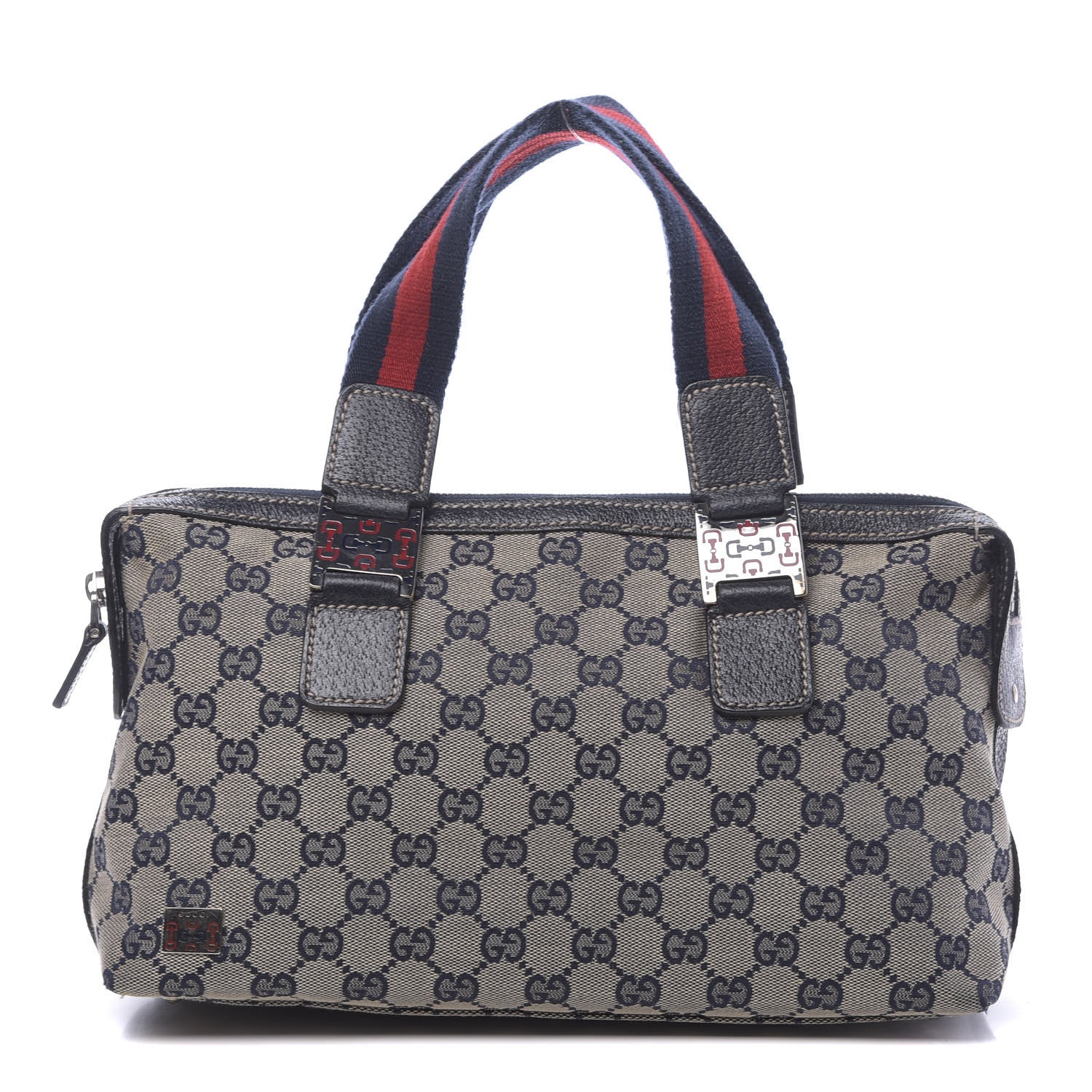 Gucci GG Monogram Web Pop Tote Navy 1 of 10