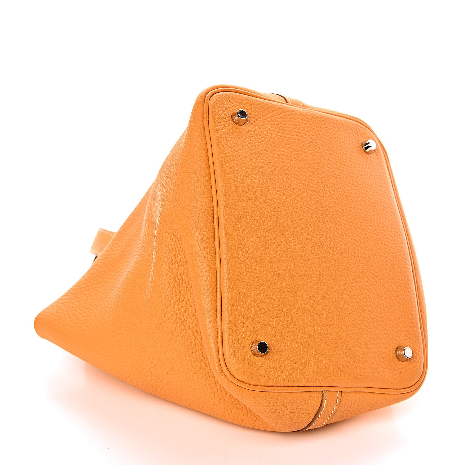 Hermes Taurillon Clemence Picotin Lock 22 MM Moutarde 4 of 13