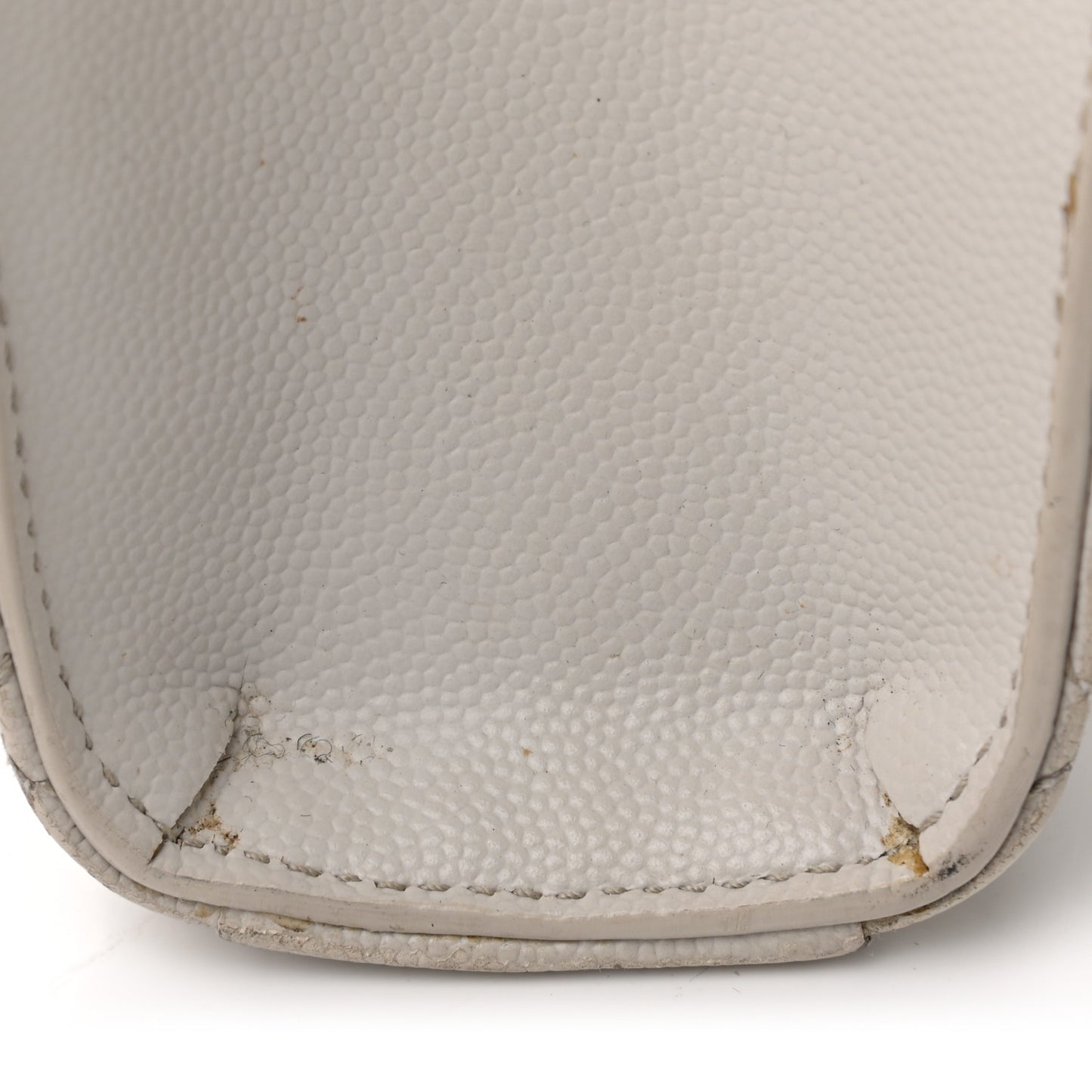 Grain De Poudre Textured Mixed Matelasse Medium Triquilt Monogram Satchel Granite
