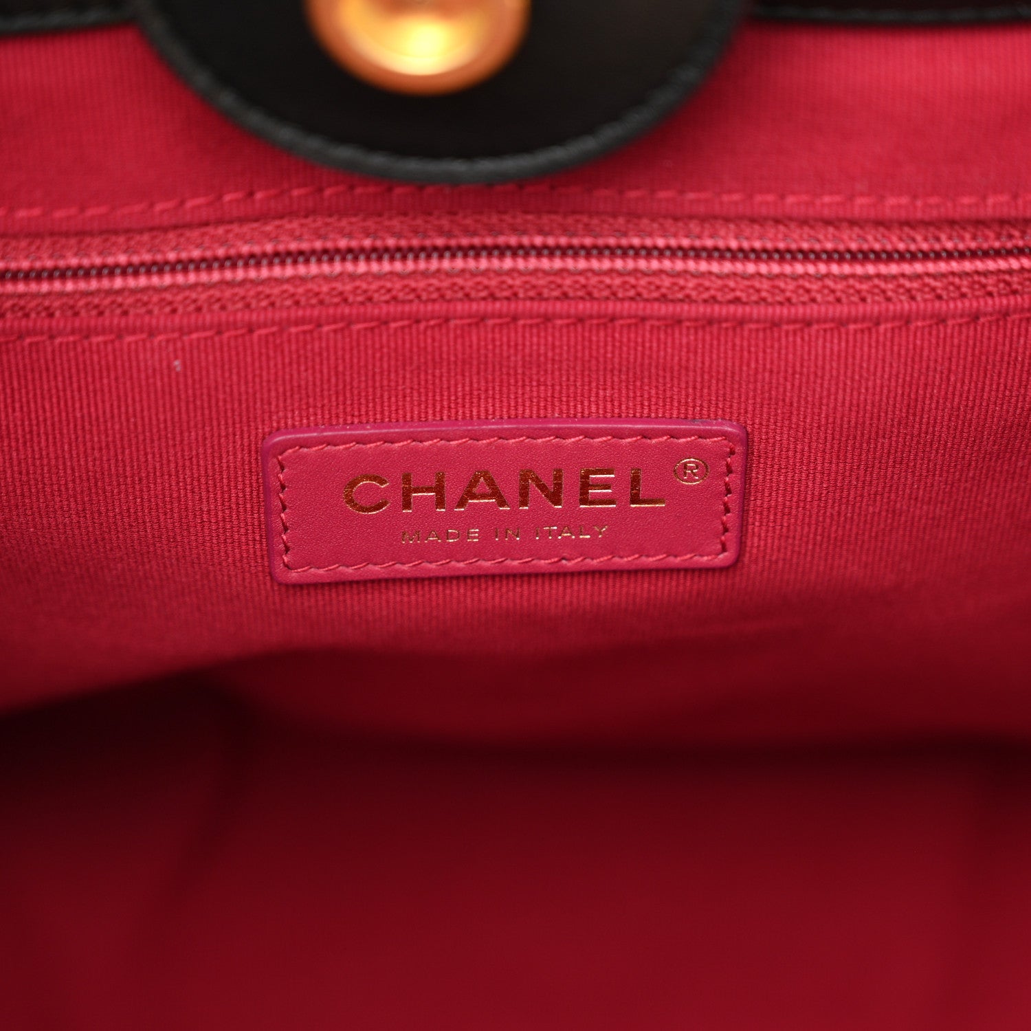 Chanel Calfskin Small Deauville Tote Black 7 of 12