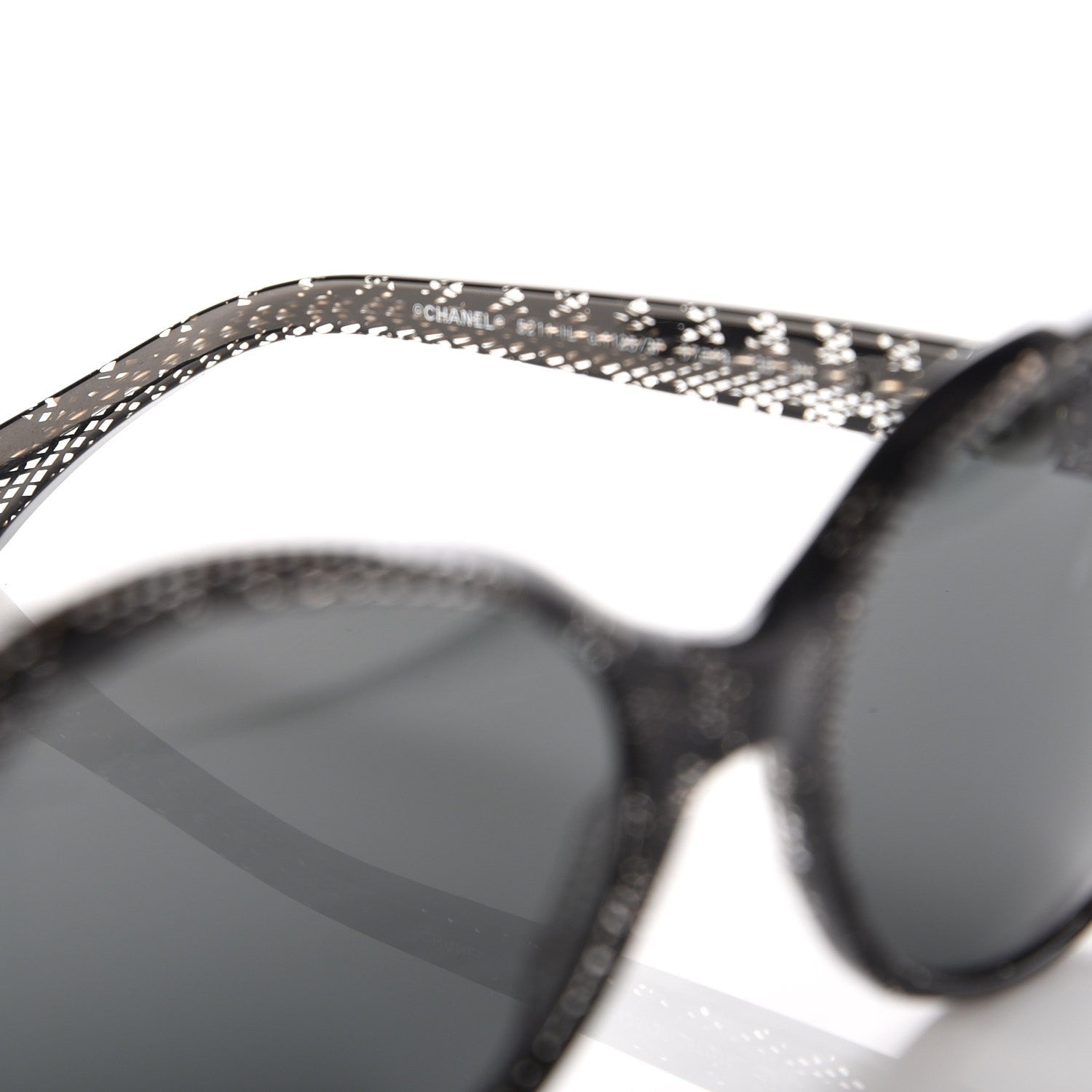 Chanel CC Pearl Sunglasses 5211-H Black 5 of 8